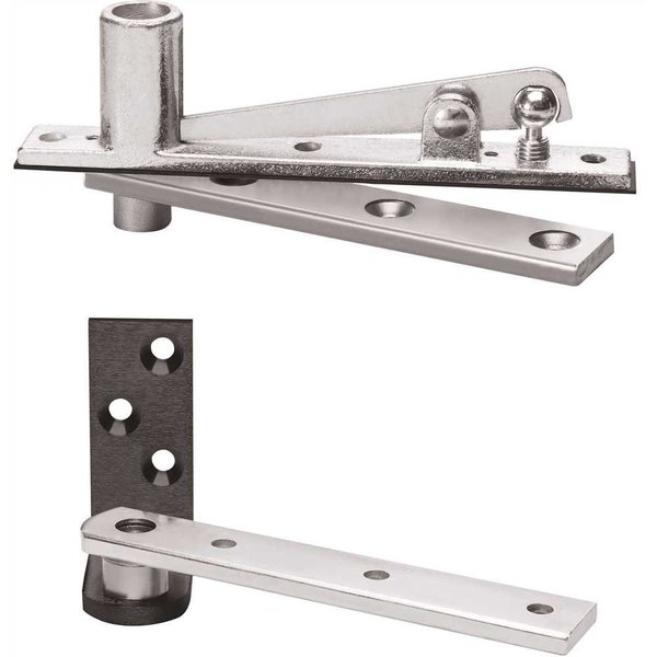 Rixson 1 in. x 5-1/4 in. Pivot Hinge Brass Center Hung Pivot 127-3/4 x 613